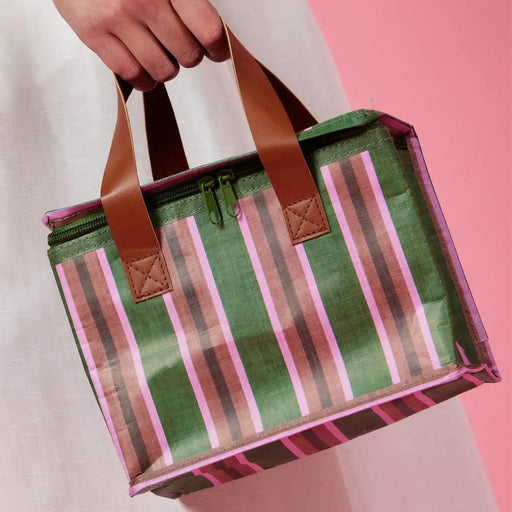Kollab | Forest Stripe Insulated Classic Lunch Bag 22cm x 17.5cm
