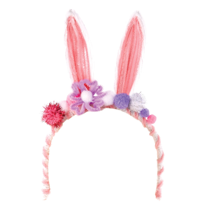 Discovery Zone | Make Your Own Bunny Headbands 2pcs Set Multi-Coloured