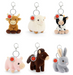Korimco | Bag Charm Farm 6 Asstd 12CM