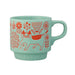 Ceralife | Decole Walking Cat Mug - Stackable - Flower Garden Homing Instincts