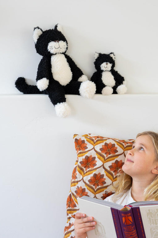 Nana Huchy | Checkers the Kitten Black Plush Soft Toy