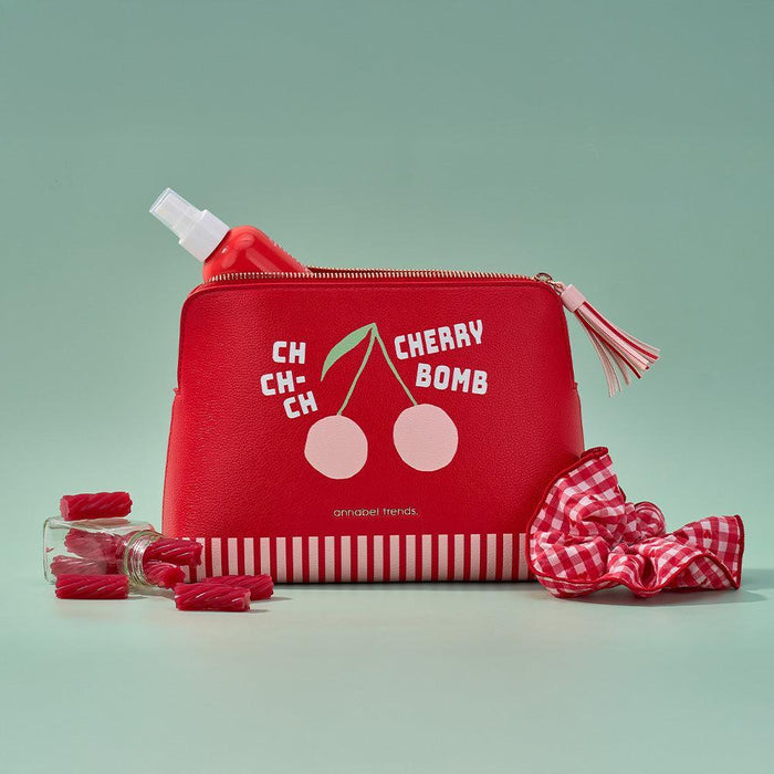 Annabel Trends | Large Vanity Bag Cherrylicious Travel Design