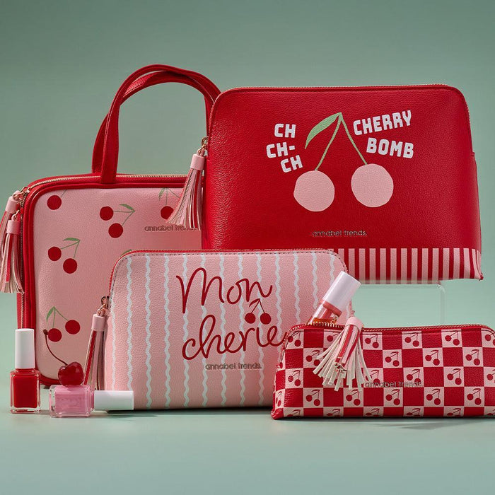 Annabel Trends | Hanging Vanity Toiletries Bag Cherrylicious