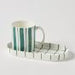 Pilbeam Living | Breakfast Set Hand-Painted New Bone China Green