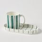 Pilbeam Living | Breakfast Set Hand-Painted New Bone China Green