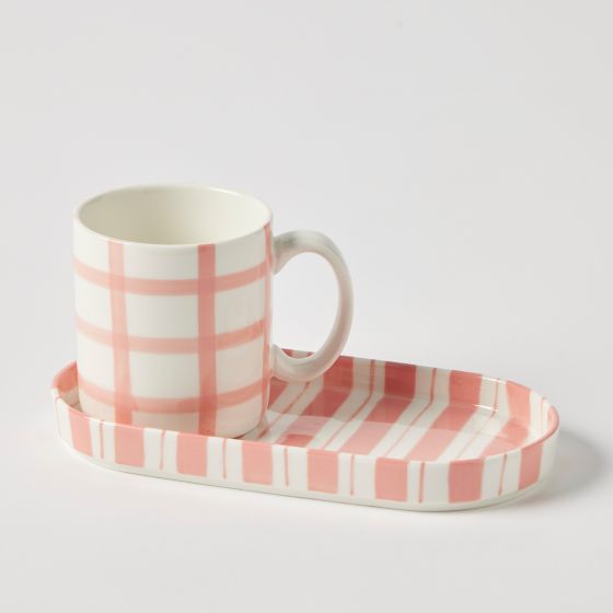 Pilbeam Living | Breakfast Set New Bone China Pink