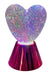 Cotton Candy | Heart Glitter Lamp Purple Homing Instincts