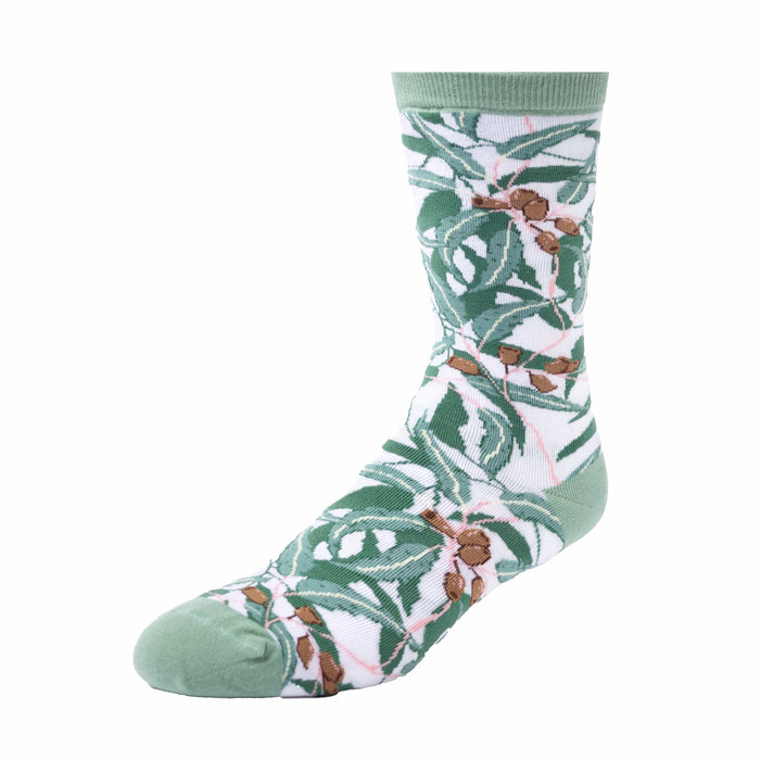 Spencer Flynn | Gum Nuts Socks Leaf Pattern One Size