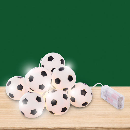 Discovery Zone | Illuminate String Lights Soccer LED 10‑Ball Set