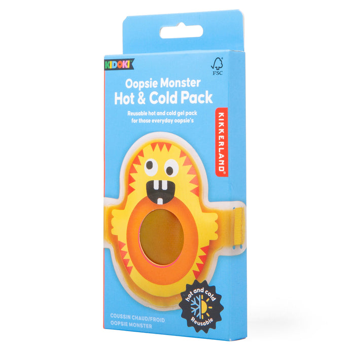 Kikkerland | Oopsie Monster Hot & Cold Pack 3 Assorted Multi-Coloured