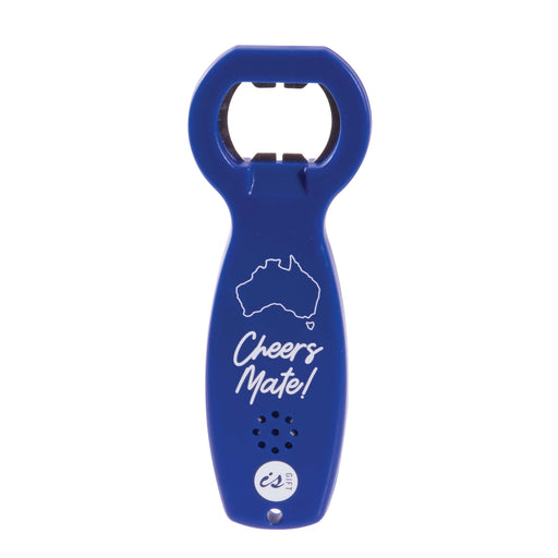 The Australian Collection | Cheers Mate Bottle Opener With Sound 12pcs Blue