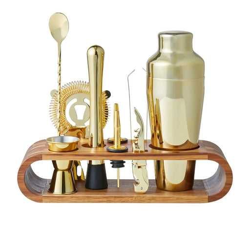 Davis & Waddell | Cocktail Set with Acacia Stand Homing Instincts