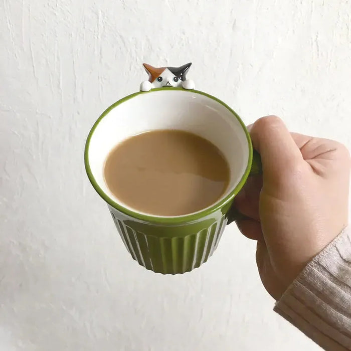 Decole | Calico Cat Hanging Mug Homing Instincts