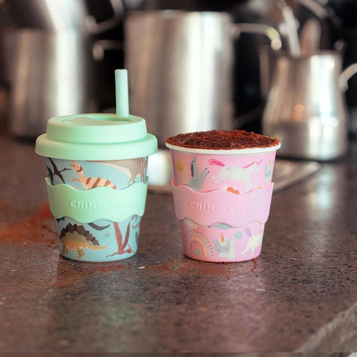 Chinoclub | Pink Unicorn Babychino Cup 4oz