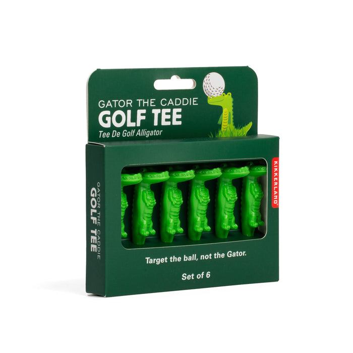 Kikkerland | Gator the Caddie Golf Tee Brown