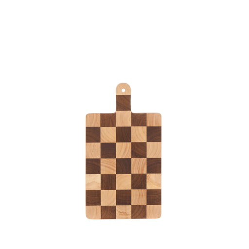 Davis & Waddell | Hudson Acacia Wood Checkerboard Serving Board Natural