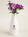Natural Life | Handcrafted Bud Vase Heart Happy Ceramic