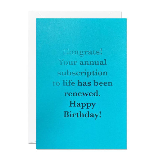 Scarpa Imports | Ricicle Cards-Annual Subscription-Card
