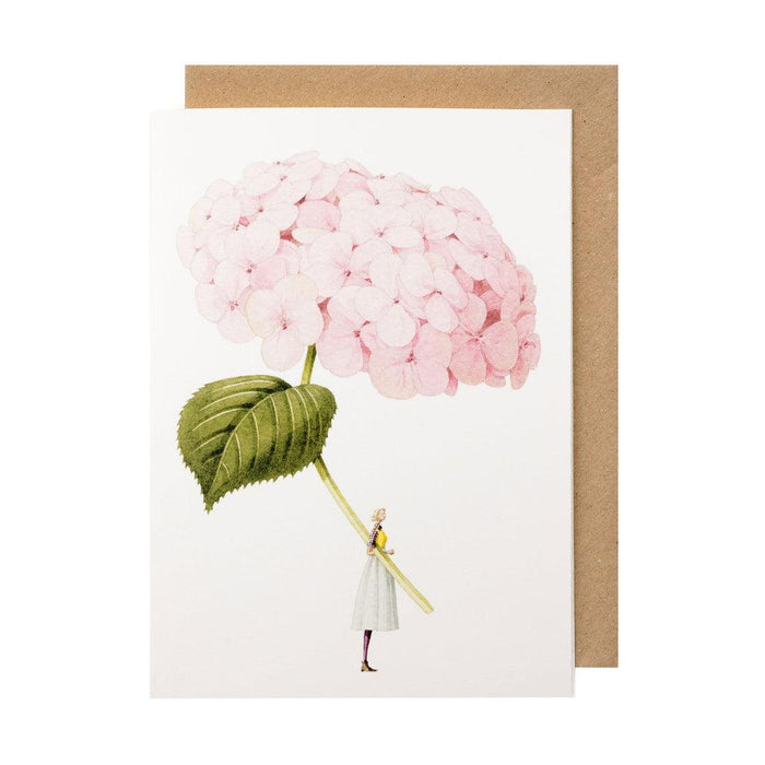 Scarpa Imports | Pink Hydrangea-Greeting Cards-Card
