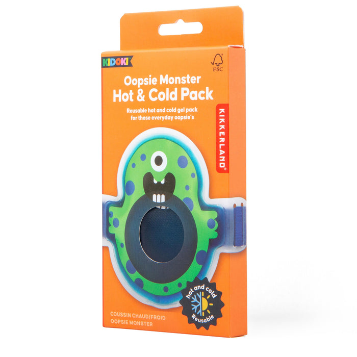 Kikkerland | Oopsie Monster Hot & Cold Pack 3 Assorted Multi-Coloured