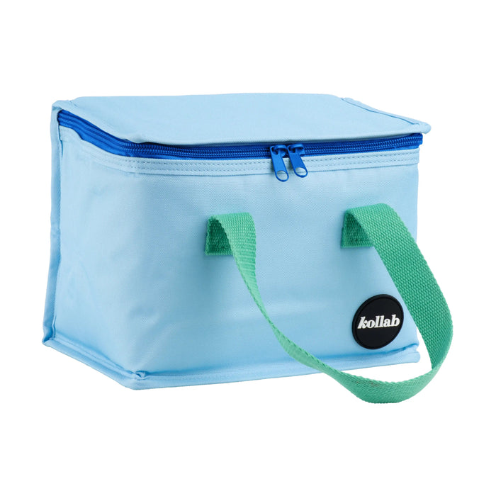 Kollab | Seaside Blue Insulated Lunch Bag With Padded PEVA Lining