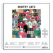Galison | Wintry Cats Puzzle 500pcs Multi-Coloured