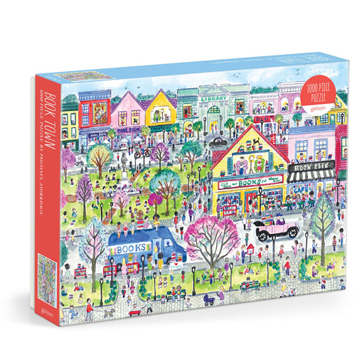 Galison Book | Town Puzzle 1000 Pieces Illustrated Multi‑Colour