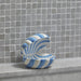 Emporium | Zona Clam Dish White & Blue