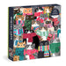 Galison | Wintry Cats Puzzle 500pcs Multi-Coloured