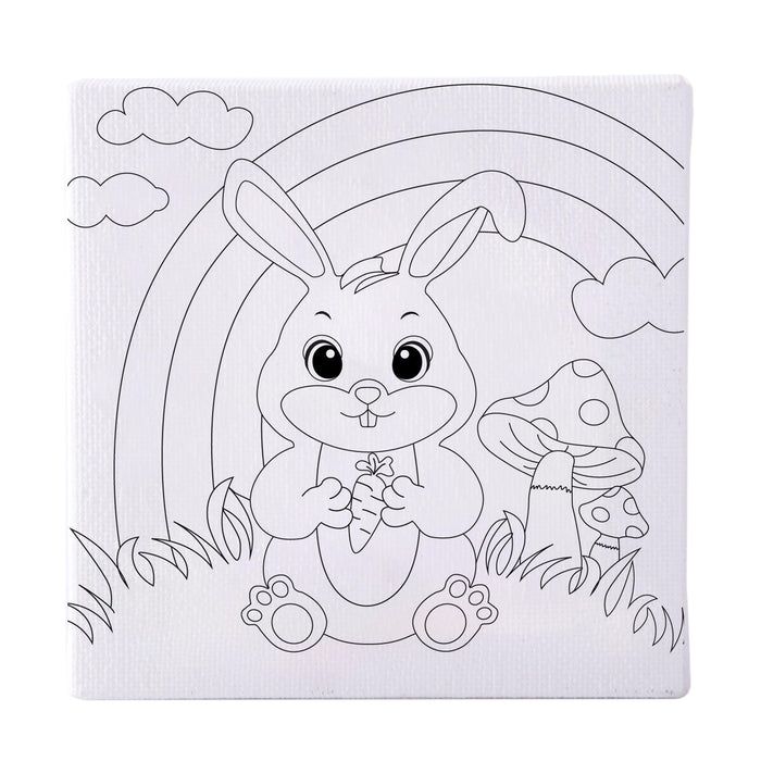 Discovery Zone | Canvas Art Set - Chicks & Bunnies CDU 16pcs/2 Assorted