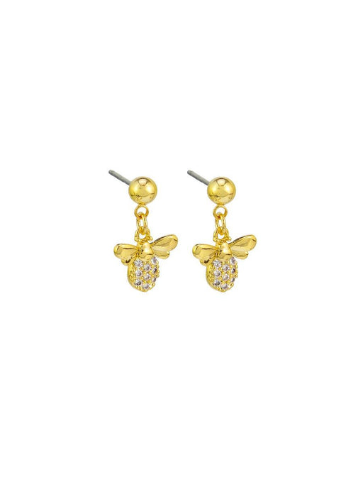 Tiger Tree | Gold Bee Mine Earrings-Tiger Tree-Homing Instincts