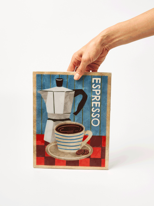 Jones & Co | Barista Wall Art Espresso