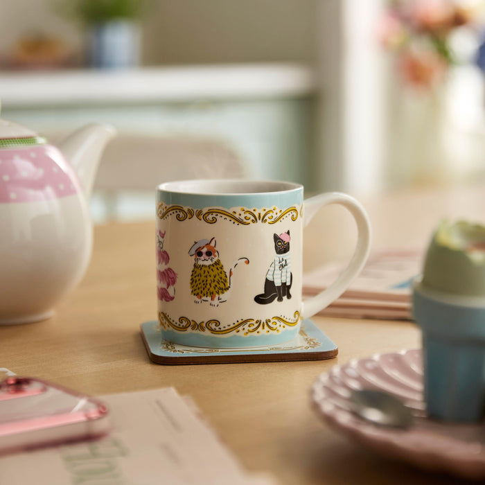 Ulster Weavers | Cool Cats New Bone China Mug Multi-Coloured Homing Instincts