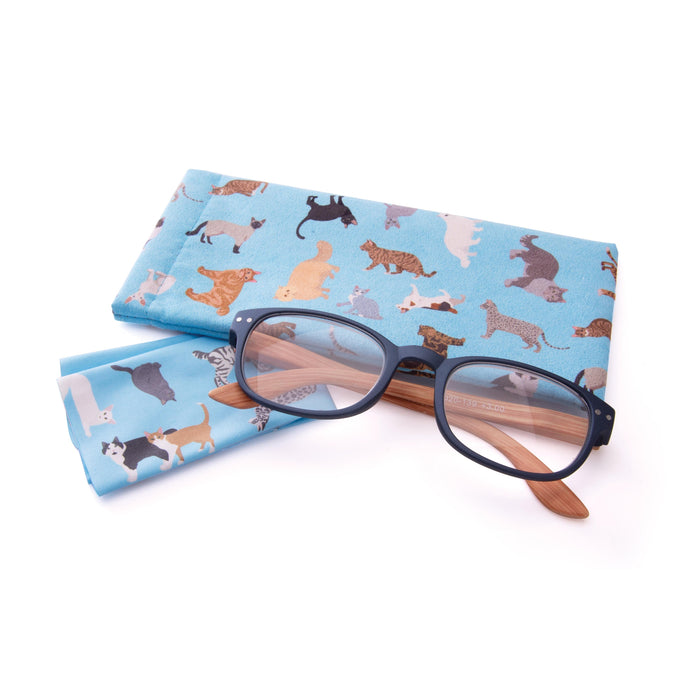 isGift | SnapShut Glasses Case with Microfibre Cleaning Cloth Set