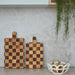 Davis & Waddell | Hudson Acacia Wood Checkerboard Serving Board Natural