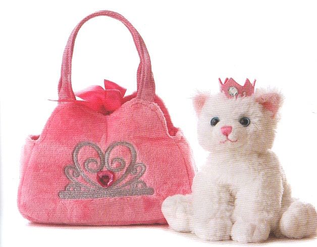 Fancy Pal | Princess Cat in Pink Crown Bag