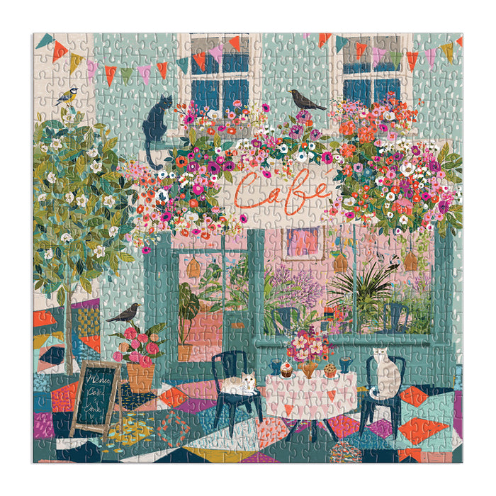 Galison | Victoria Ball Afternoon Tea Puzzle - 500pcs Multi-Coloured Homing Instincts