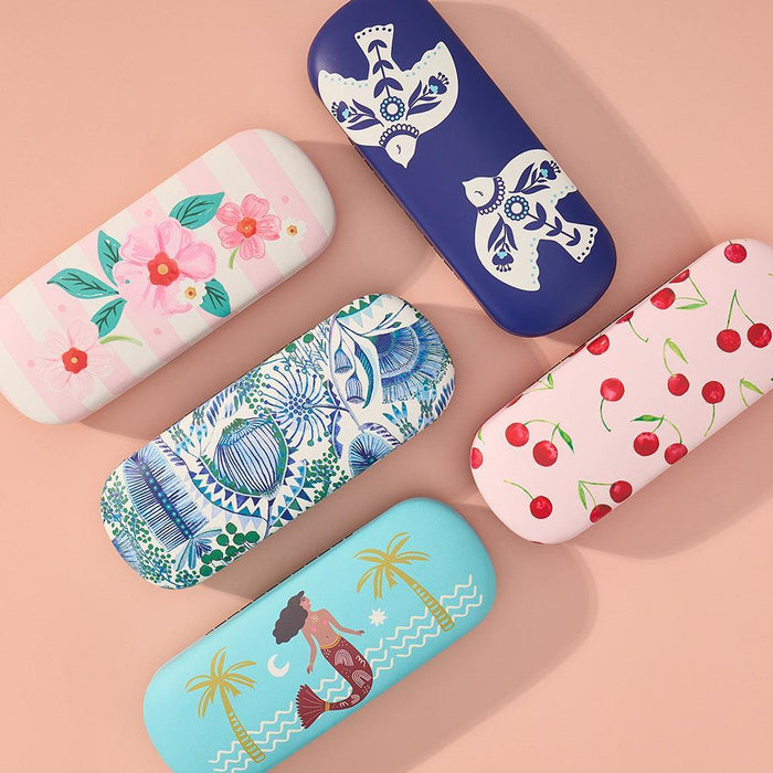 Annabel Trends | Cherrylicious Pink Glasses Case With Cleaning Cloth