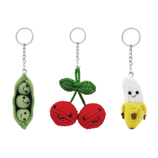 Discovery Zone | Crochet Bag Charm Kit 3 Assorted