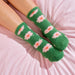 Annabel Trends | Fuzzy Bed Socks Cozy Floral Design