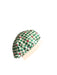 Louvelle | Satin Sleep Set Green Check Eye Mask Bonnet