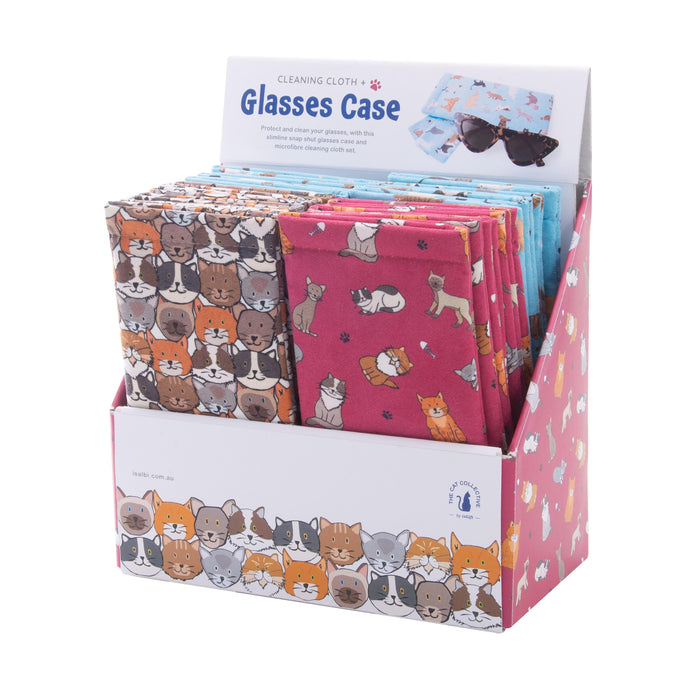 isGift | SnapShut Glasses Case with Microfibre Cleaning Cloth Set