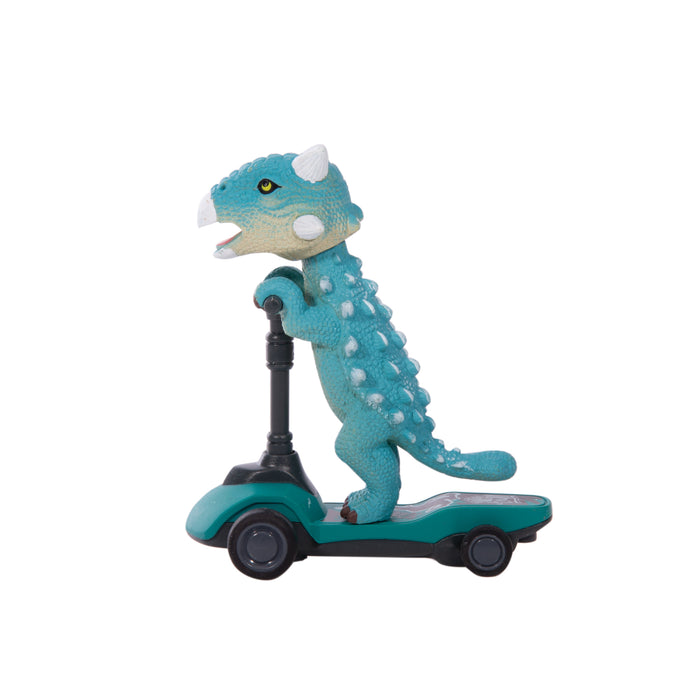 Discovery Zone | Pull‑Back Jurassic Scooter CDU 12pcs/4 Assorted