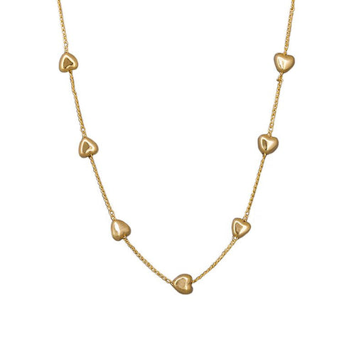Tiger Tree | Heart Garland Necklace Gold