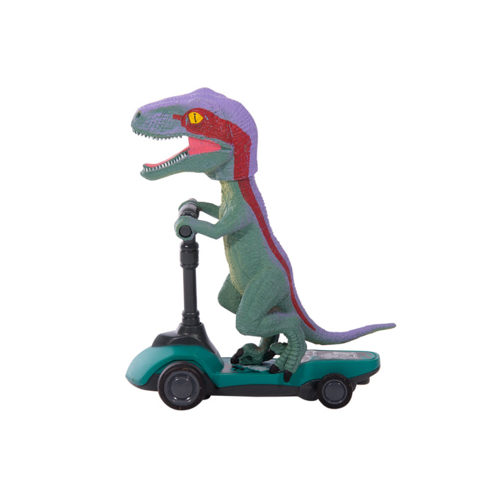 Discovery Zone | Pull‑Back Jurassic Scooter CDU 12pcs/4 Assorted