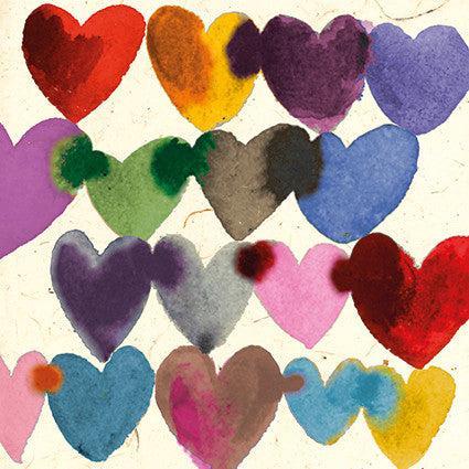 McMillan Cards & Paper | Artpress Valentine Inky Hearts Greeting Card