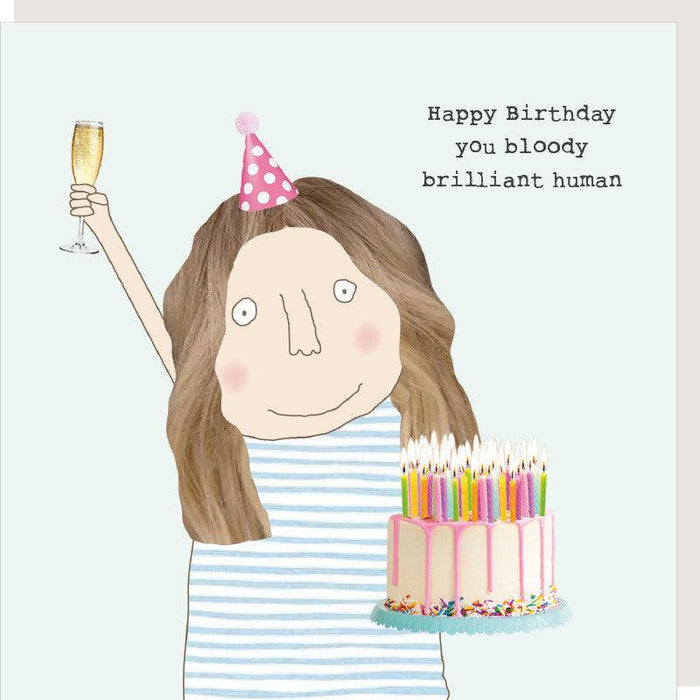 McMillan Cards & Paper | Rosie Made A Thing HB- Brilliant Human Humorous Greeting Card