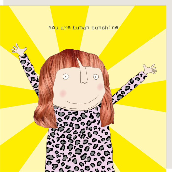 McMillan Cards & Paper | Rosie Made A Thing Sun‑Shaped Greeting Card