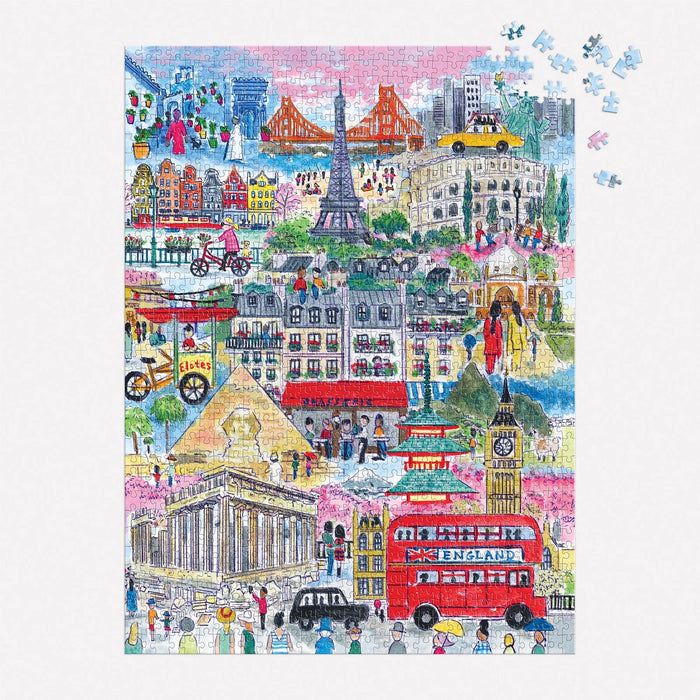 Galison | 1000-Piece Cities Around The World Puzzle