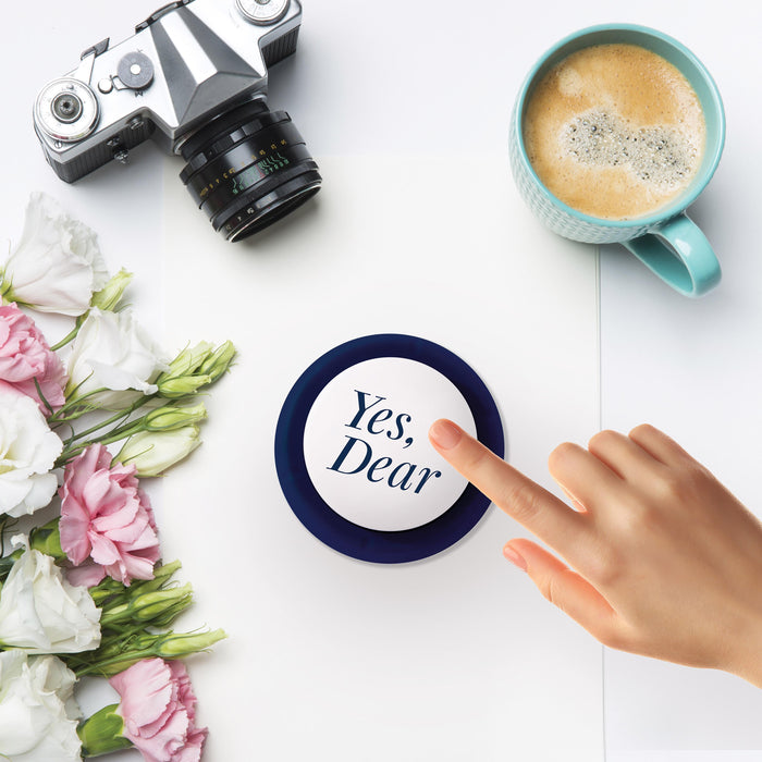 Maverick | Yes Dear Button 10 Pre‑Recorded Sayings Blue